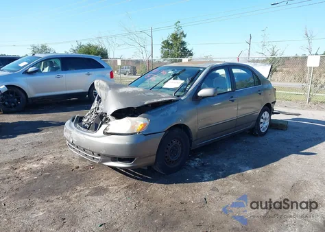 2003 Toyota Corolla Le z USA, uszkodzony, nr VIN 2T1BR38E83C137035
